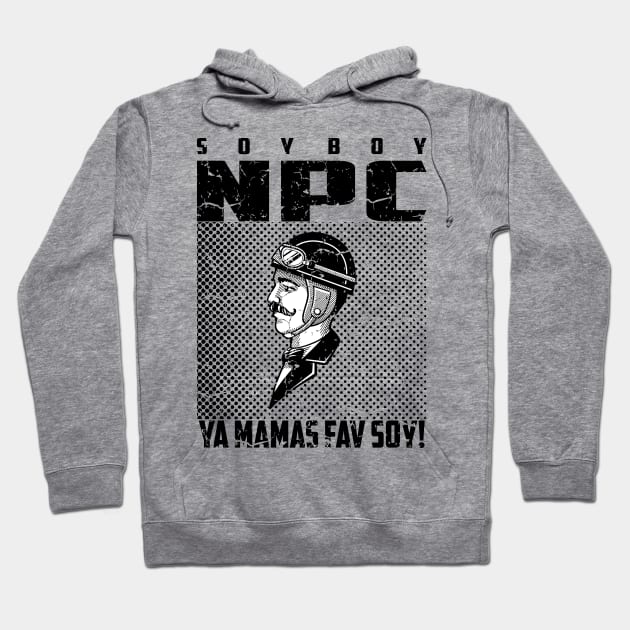 soy boy npc 04 Hoodie by 2 souls